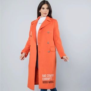 Brand New Milano Di Rouge Orange Peacoat
